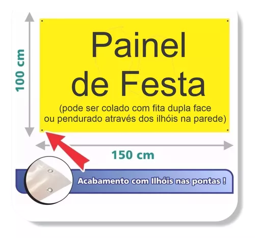 Painel Festa Campo de Futebol