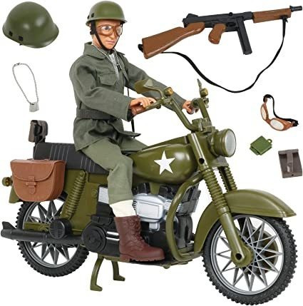 Click N' Play - Juego De Motocicleta De Juguete Militar,