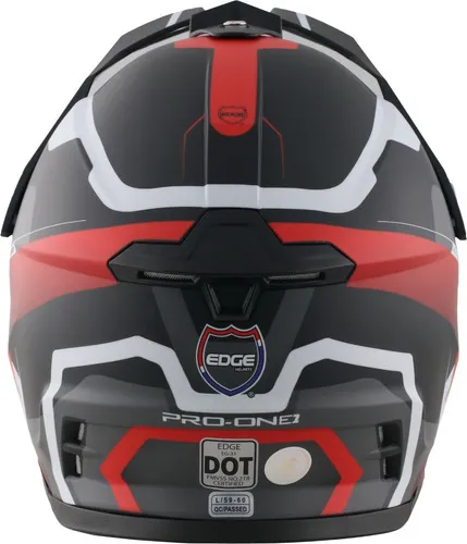 Casco Integral Moto Cross K4 Edge Solido Certificado Dot Ktm Color Rojo  Tamaño del casco L (59-60 cm)