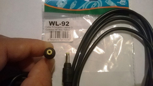 Imagen 1 de 2 de Cable Plug Para Cargador Hp Mini 700/1000/1100/q10/cq21