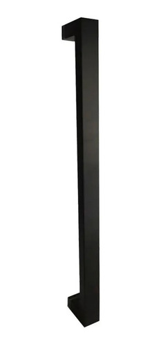 Manijón Barral Rectangular Acero Inox. Negro 40x20x900 Mm.