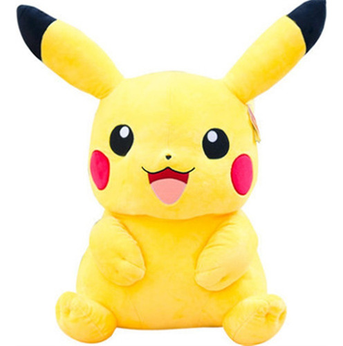 Almohada Grande Para Muñecos De Peluche Pokémon Pikachu 30cm