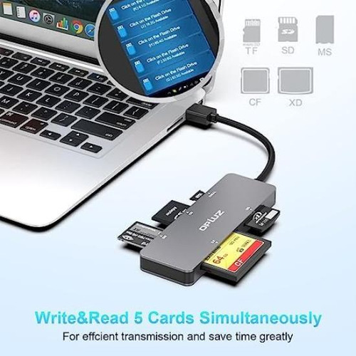 Lector De Tarjetas Usb Opluz Lector De Tarjetas Múltiples 6