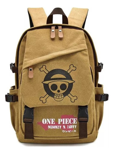 Mochila De Presente De Alta Qualidade Em Lona Anime Onepiece