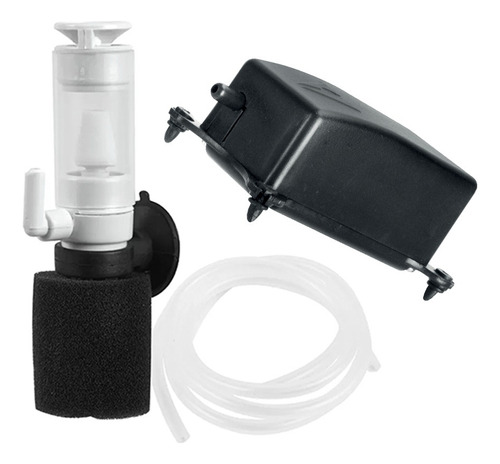 Mini Filtro Betta + Compressor De Ar Para Aquários Pequenos