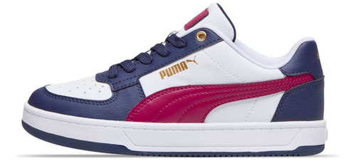 Tenis Puma Caven 2.0 Blanco/azul Como Ligero 393837-03