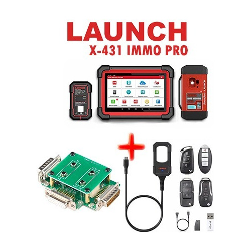 Combo Automotriz Escaner Immo Pro+key Programmer+mcu3 Launch