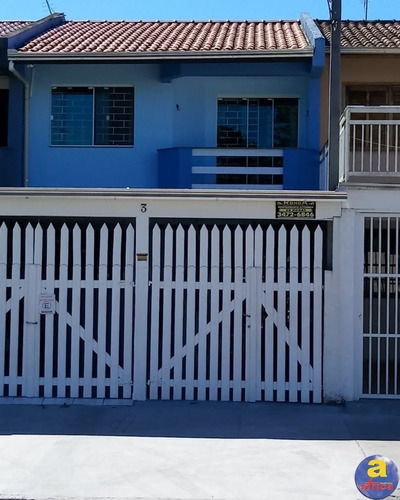 Imagem 1 de 21 de Sobrado 3 Quartos, 2 Vagas De Garagem No Jardim Eliana Em Guaratuba/pr - Imobiliária África - So00165 - 69531326