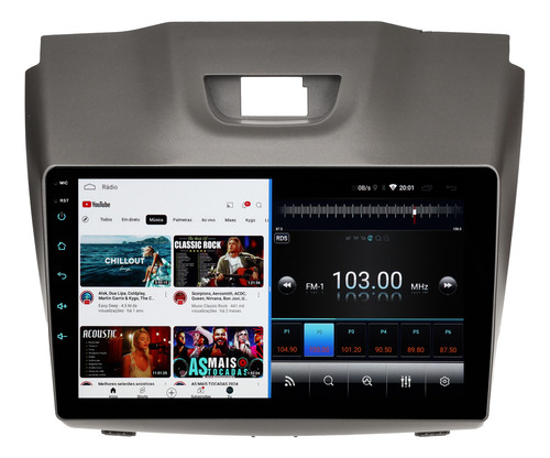 Central Multimidia S10 Lt Ltz 12/15 Android 13 2gb 64gb 9p