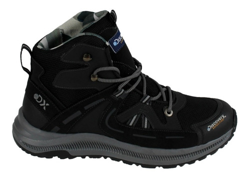 Botas Hombre Discovery 2444 Negro Outdoor Senderismo Casual