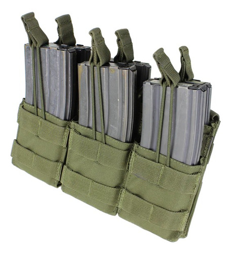 Triples Stacker M4 Mag Pouch Color Verde