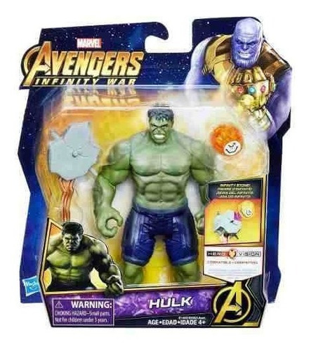 Muñeco Avengers Hulk 15cm E0563 Hasbro