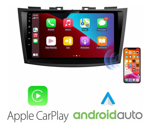 Estéreo Android Suzuki Swift 12-17 Carplay Y Android Auto