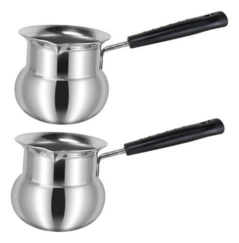 Calentador De Leche Olla De Acero Inoxidable Café 900ml