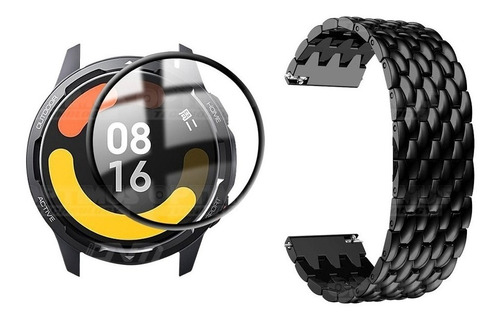 Banda De Metal+ Cristal Para Reloj Xiaomi Watch S1 Active Gl