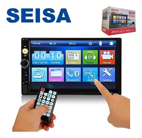 Radio Carro Bluetooth Seisa Tactil Camara Usb Pantalla 7 In