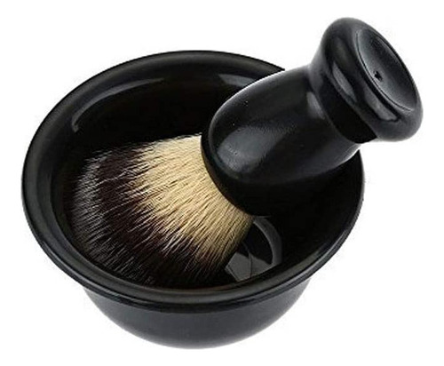 Kit De Pincel De Barbear 3 Em 1, Escova De Pelo De Texugo,
