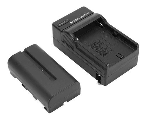 Kit Bateria E Carregador Np-f550 / Np-f570 Para Sony, Monito