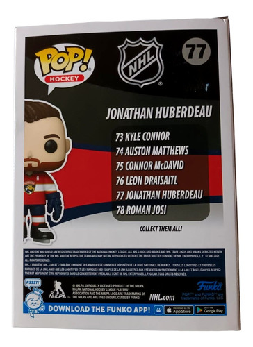 Funko Pop - 77 Jonathan Huberdeau - Nhl Florida Panthers