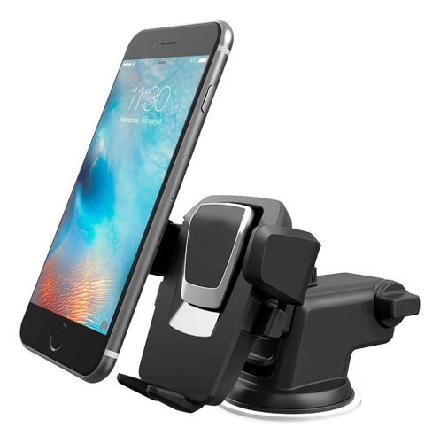 Suporte Porta Celular Carro Trava Automática Rotação 360