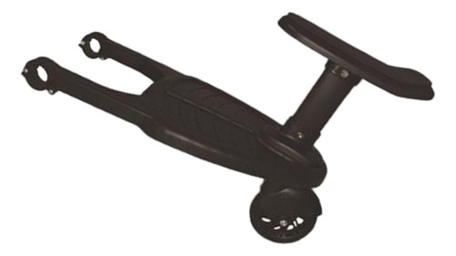 Placa De Pie Para Niños 2 En 1 Con Asiento B Negro B Negro