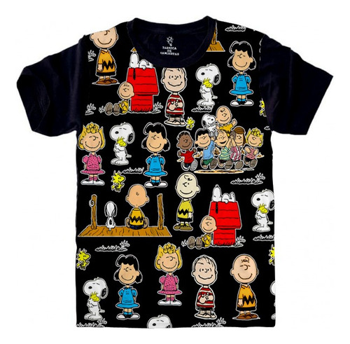 Camisa Camiseta A Turma Do Charlie Brown E Snoopy 1462