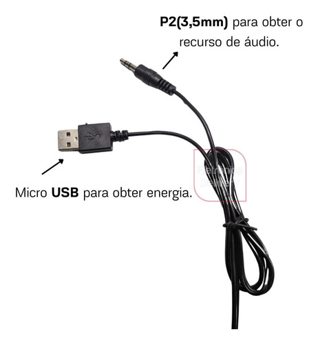 Imagem 5 de 5 de Soundbar Multilaser 2.0 Gamer 15w Rms Led - Sp953