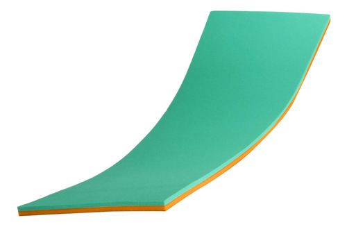 Manta Flotante De Agua, Balsa Flotante De 2 Verde Naranja