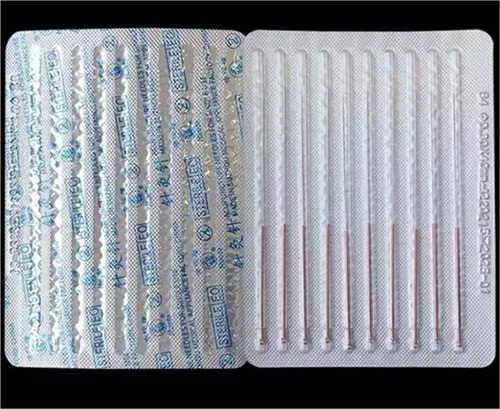 A Acupuntura Desechable Acero Inoxidable 200 Piezas