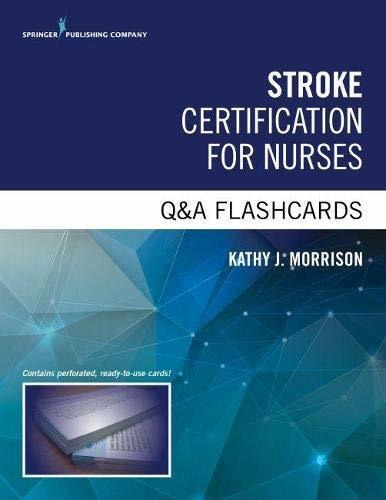 Book : Stroke Certification For Nurses Q And A Flashcards -