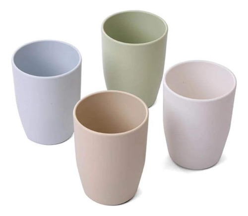 Fantool Vaso De Baño Vaso Para Cepillo De Dientes 400ml, 4