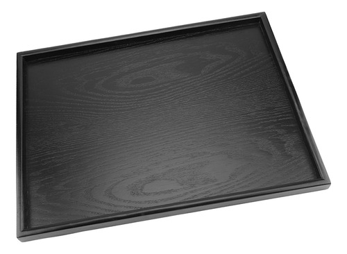 Bandeja De Té De 35 X 24 Cm, Forma Rectangular, Madera Maciz