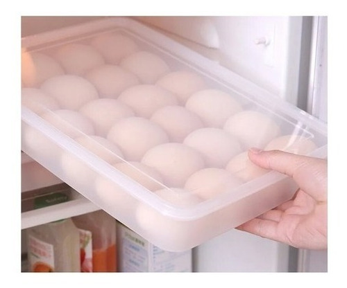 Organizador De Huevos, Caja Para 24 Unidades Huevera