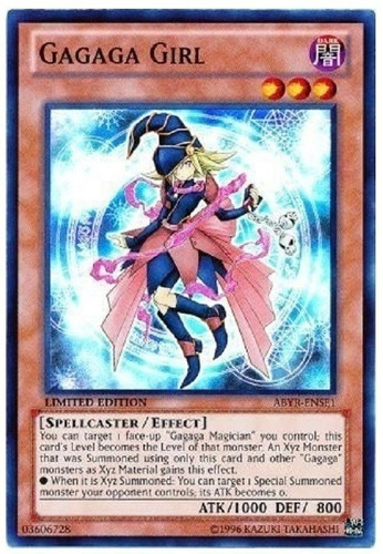 Chica Gagaga Super Raro Yugioh