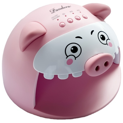 Lámpara De Uñas Uv Cute Pig Professional Soporte 48w