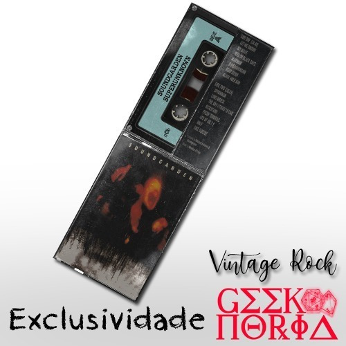 Marcador Magnético Vintage Tape Rock - Soundgarden