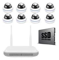 Comprar Kit 8 Câmeras Cúpula Ip Sem Fio Fullhd + Nvr 8ch  +ssd 1tb