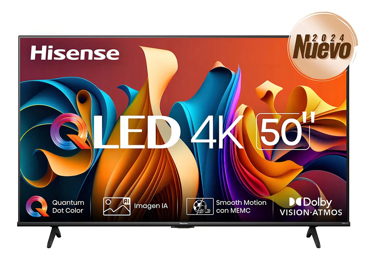 Hisense Smart TV Pantalla 50 Pulgadas QLED 50QD6N Google TV