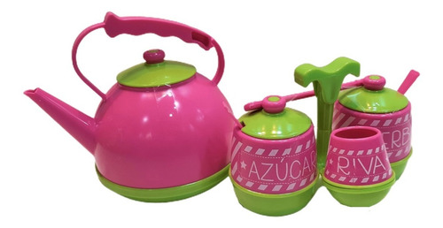 Juego De Mate Color Rosa Y Verde - Riva 