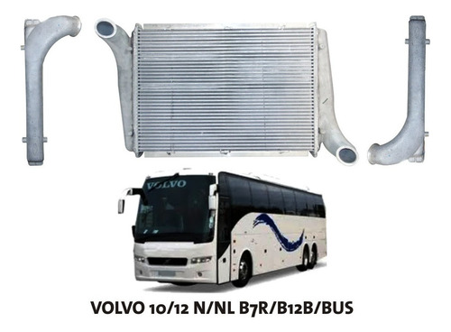 Intercooler Volvo 10/12 N/nl B7r/b12b/bus      