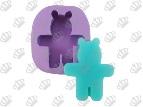 Molde Forma Silicone Urso Liso