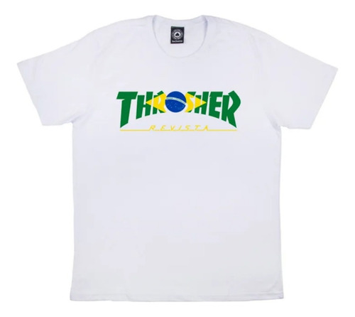 Camiseta Thrasher Brazil Revista Original Várias Cores