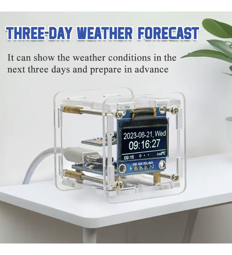 Esp8266 Reloj Wifi Electrónica Diy Kit Soldar