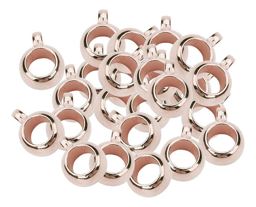 200pcs Agujero Grande Loop Beads Pulsera Collar Pendientes
