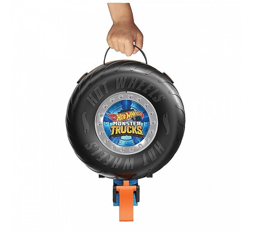 Imagen 3 de 7 de Pista Llanta De Acrobacia Monster Trucks Gvk48 Mattel