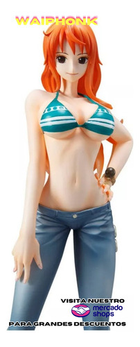 Figura Nami Portrait Of Pirates: Sailing Again Megahouse 1/8 (Usado)