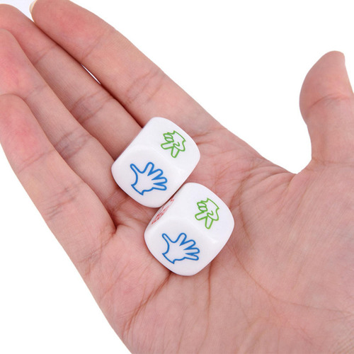 M2 Juegos De Dados Divertidos Tijeras De Papel De Roca De