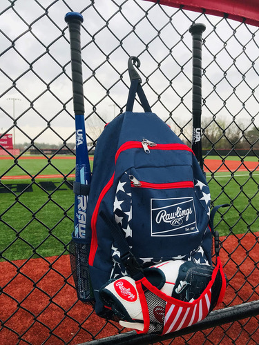 Mochila Infantil Rawlings, Estrellas Y Rayas, 15 X 12 X 6