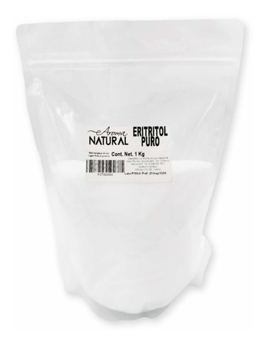 Eritritol Puro 1 Kg Erythritol Endulzante Natural Premium 