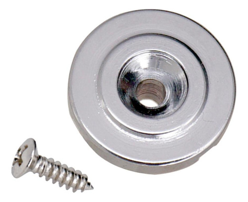 2x Retenedor De Cuerda De Guitarra Eléctrica De Bajo Plata